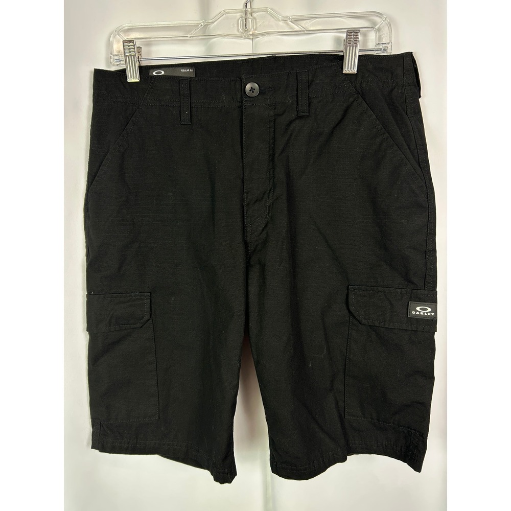 Oakley Black Ripstop Cargo Shorts Regular Fit Tactical Gorpcore Mens Size 32